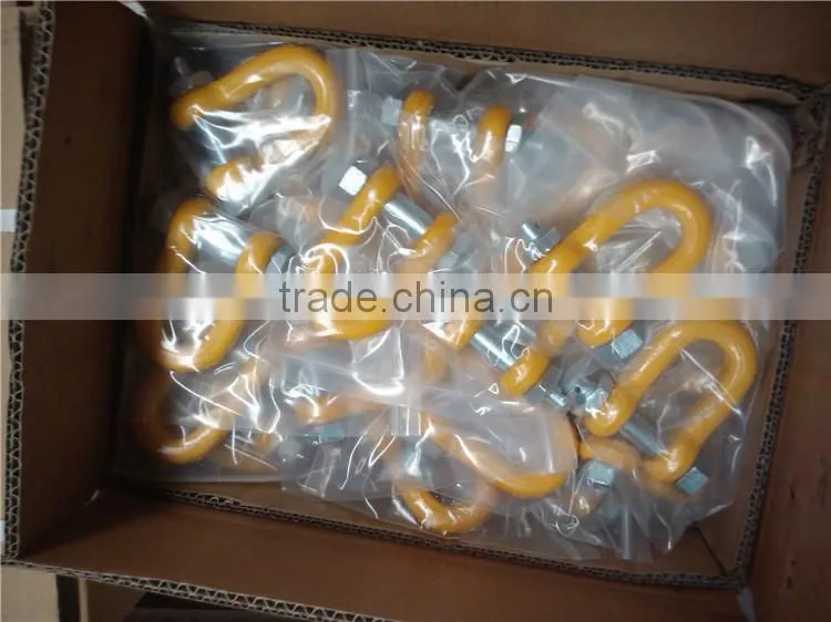 Chain D Type Shackle With Round Pin