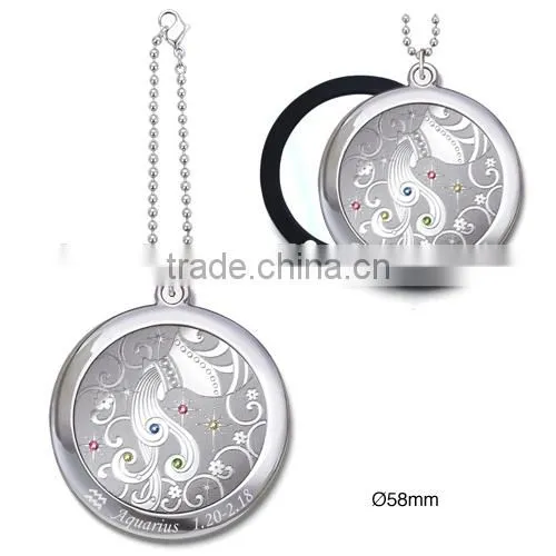 The Zodiac scrpio hand mirror craft pocket decorative craft hobby craft mirror