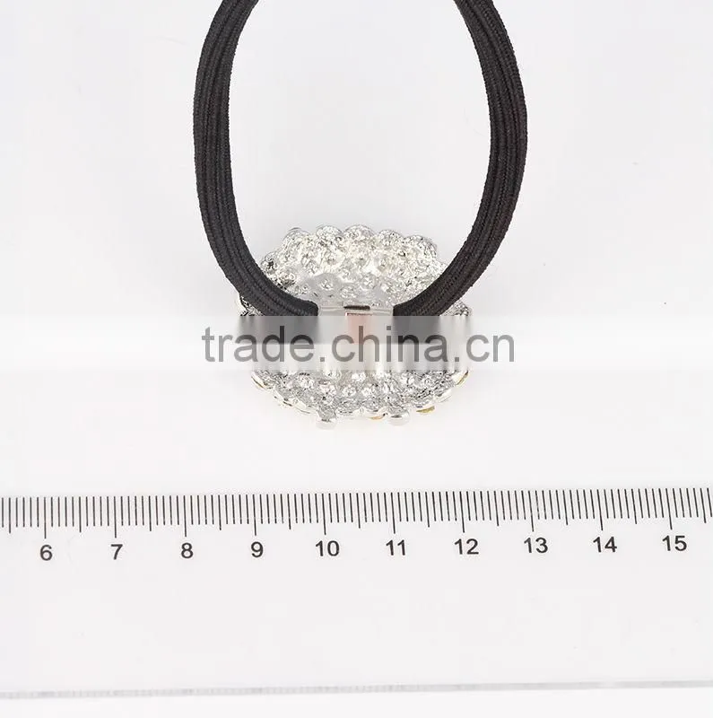 Rhinestone crystal Elastic hair scrunchie ,women hair accessories