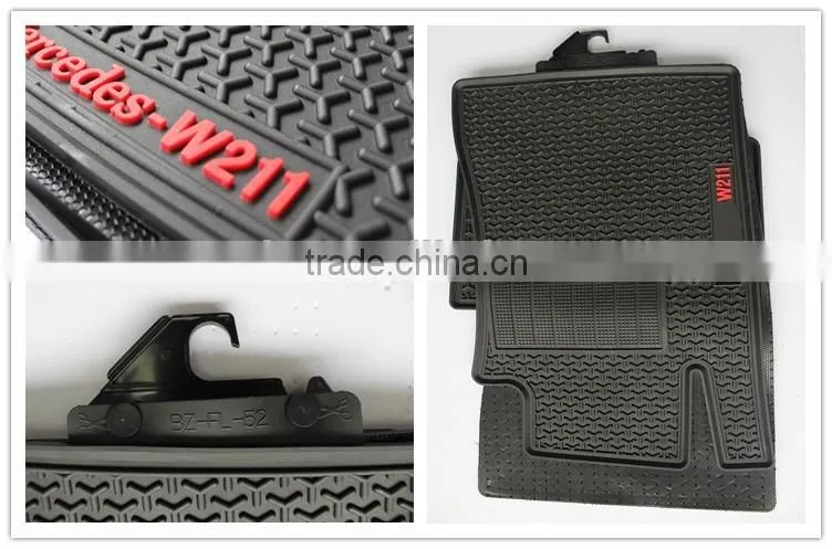 Wholesale Factory Custom Eco-friendly PVC Rubber Auto Car Floor Mats For BENZ W211