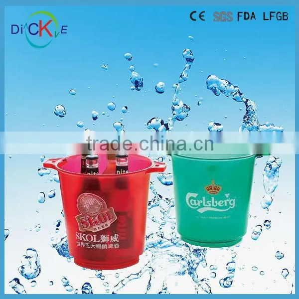 high quality ice bucket modern plastic led novelty beer cooler