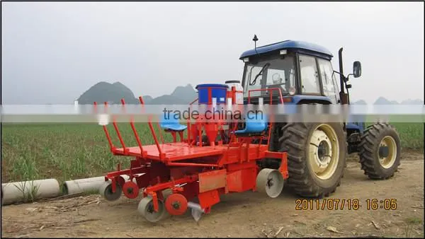 Small tractor planting sugarcane planter for big farm High quality sugarcane planting machine for sale