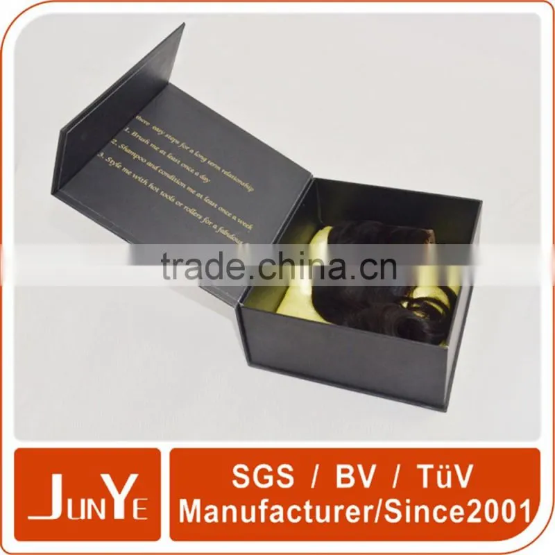 customised hair extensions package magnetic gift box