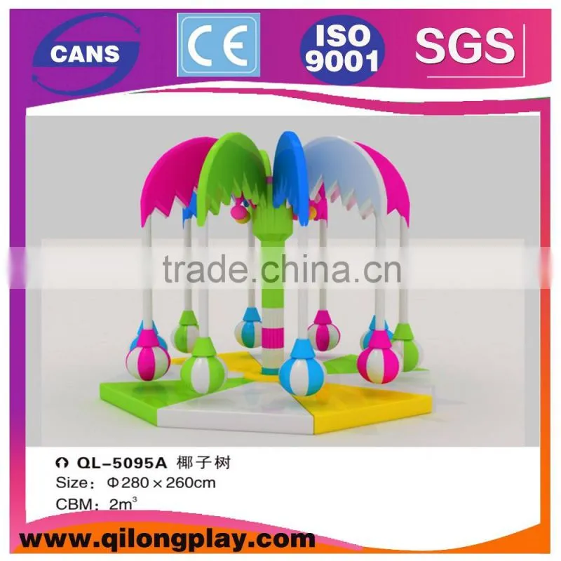 Interesting Coconut Tree Soft Electric Indoor Playground