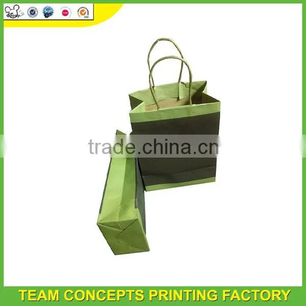 Newest clothing stand up kraft paper bag for sale