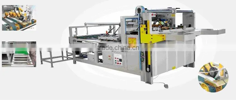 corrugated cardboard folder gluer machine