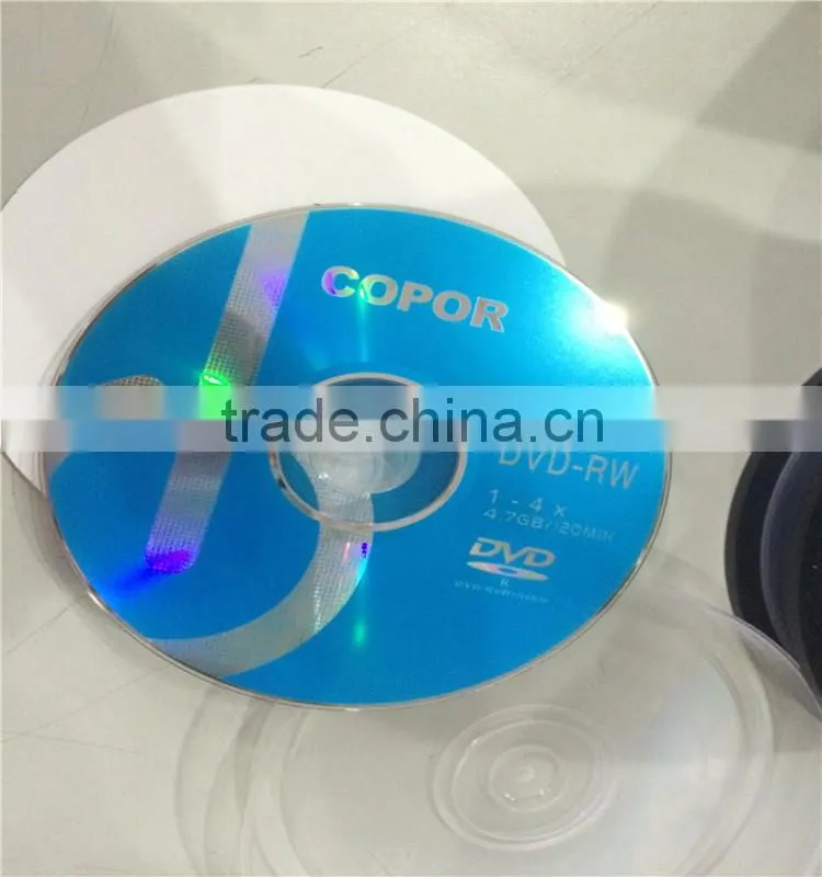 Branded hign quality rewritable blank dvd-rw in bulk sale