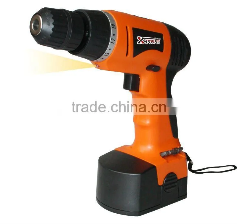 18Volt drill and 4.8Volt screwdriver kit with 74pcs accessories