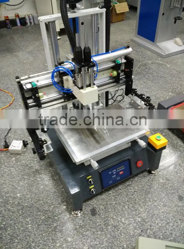 Vacuum desktop screen printing machine