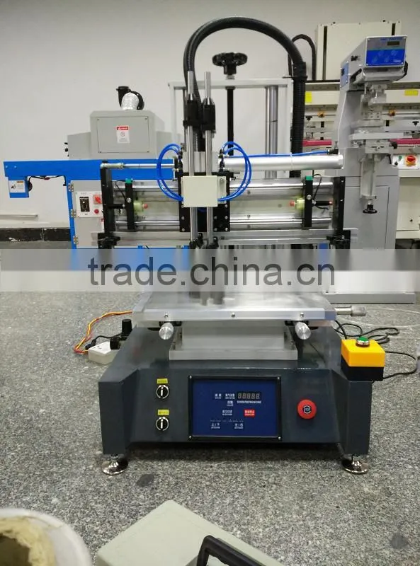 Vacuum desktop screen printing machine