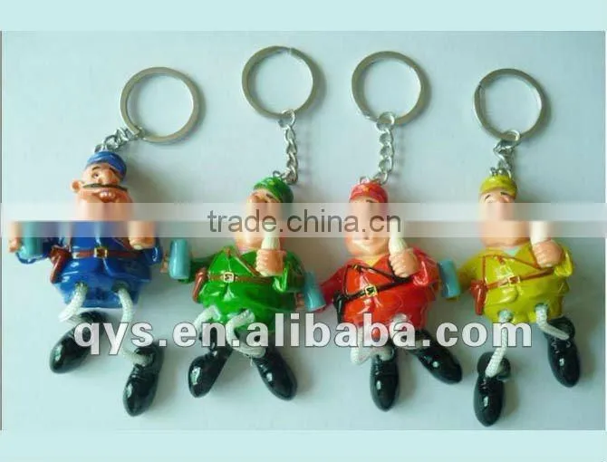 fairy tale doll key chain snap hook