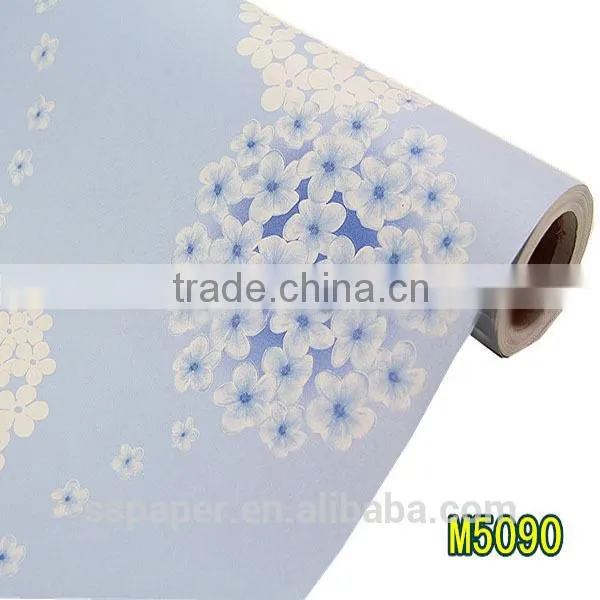 2016 hotsale product pvc wallpaper with self-adhesive sticker korea 3d wallpaper