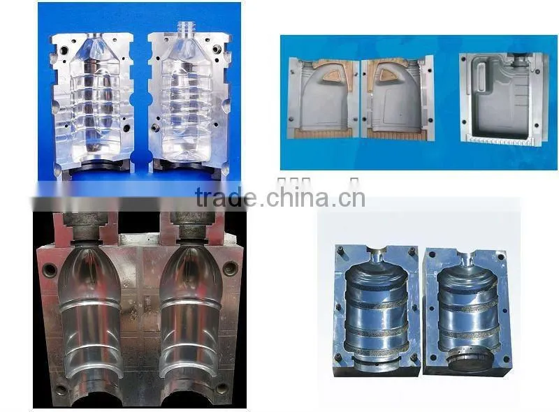 custom molds making plastic blow bottle mould