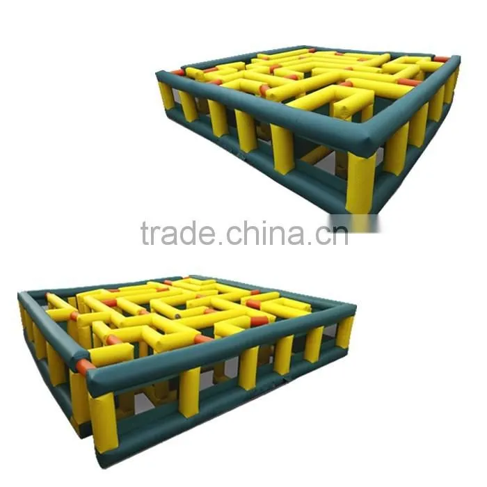 hot sale and new design custom commercial used outdoor inflatable interactive adult maze sport game prices for sale
