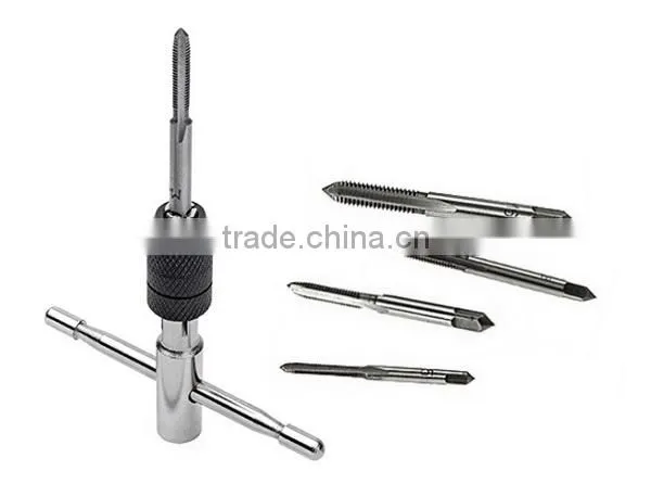 6 Piece screw thread maker threading tap set small hand tap set