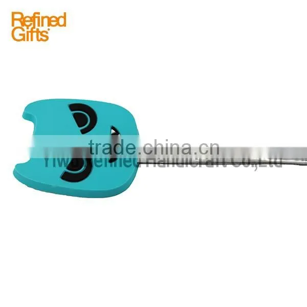 Whoelsale Cute PVC rubber creative CARTOON Spoon Accept Bespoke