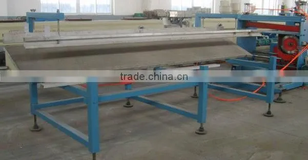 pe wpc pvc wood plastic profile production line
