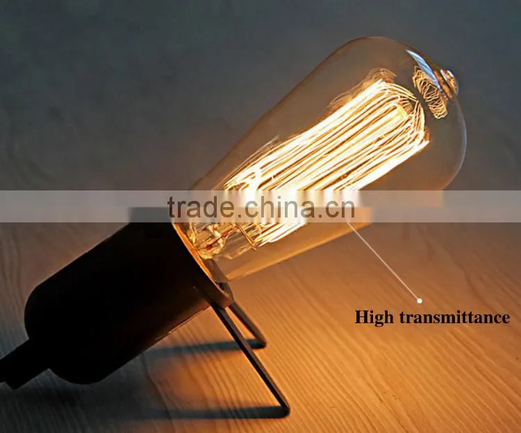 High Tranmittance Edison Bulb ST64 E27 Vintage Edision Light Bulb 40W