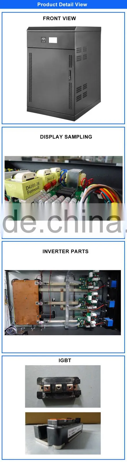 Most popular charging current manually adjusted low frequency on-Line 160kva ups