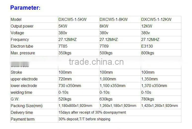 High Frequency PVC film welding machine tarpaulin welding machine and canvas welding