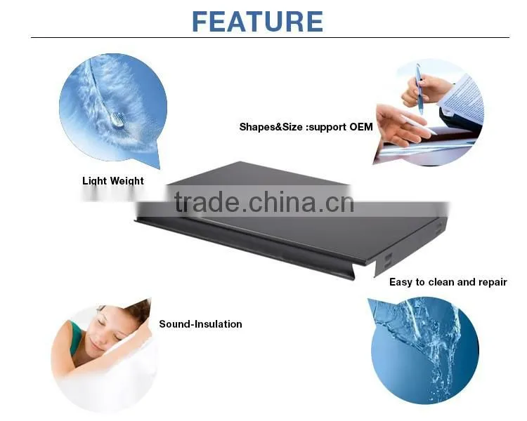 2015 Factory price Clip in Square aluminum for japanese building materials