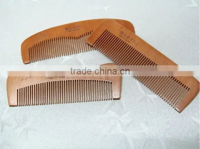 Hottest keep healthy personalized wide tooth natural wooden hair brush comb