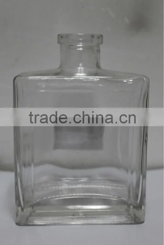 clear wine glass bottle