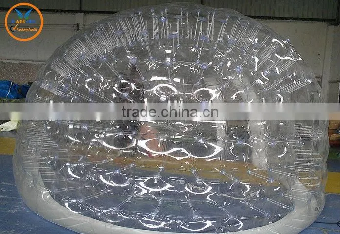 2013 inflatable transparent tent /air dome trade show tent/ exhibition tent