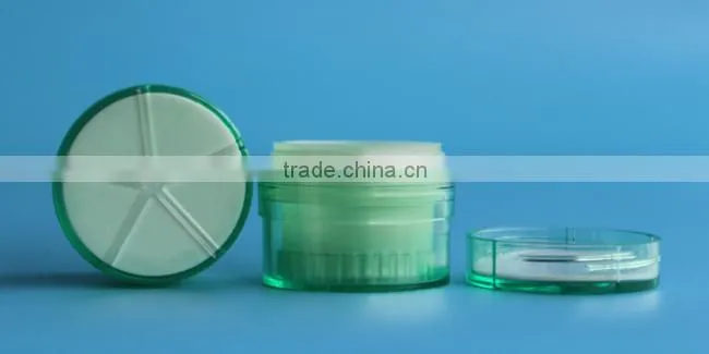 Free Sample cosmetics cream empty jar with Double wall