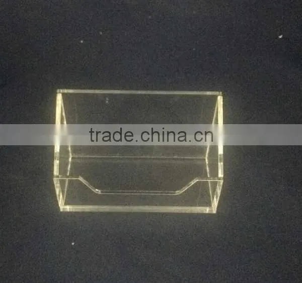 Customized clear acrylic business card holders