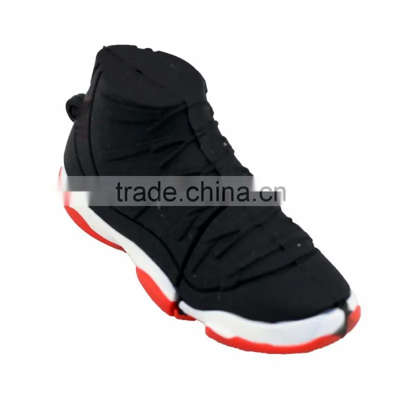 free sample silicone sneakers shoes usb flash drive, NBA star shoes shape U disk new products 2016