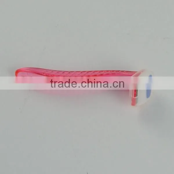 Plastic handle custom hotel women razor