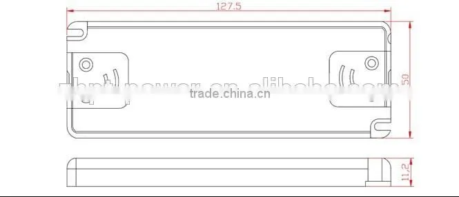 Professional quality OEM ultra thin CE ROHS approved power supply with LED driver 24v 12w