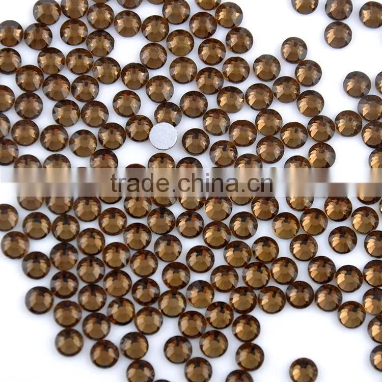 Bulk qty. supply !High Quality ,sew on Glass Chaton flatback rhinestone