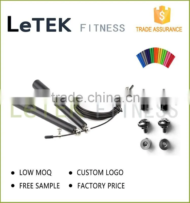 Adjustable Crossfit Speed Jump Rope With Steel Bearing
