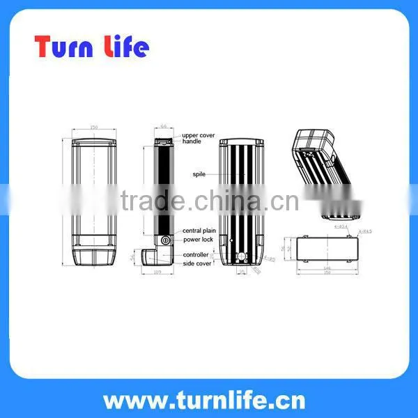 24V 10Ah Rear Carrier Battery Case