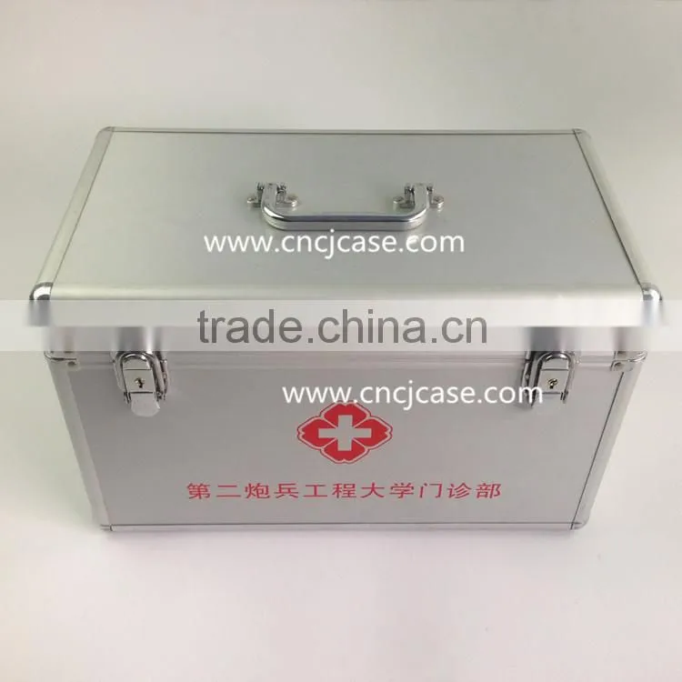 cheap aluminum medical case (high quality aluminum aid kit)