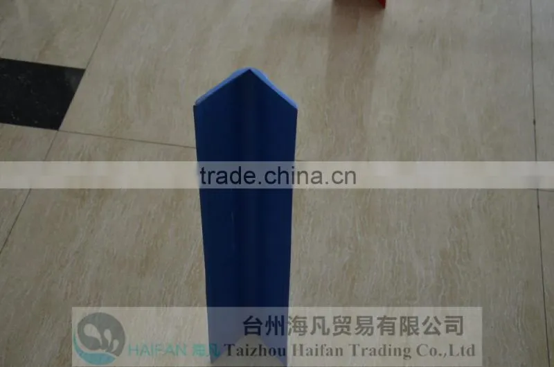 600*100*8mm round EVA colorful wall corner guard reflective for parking/Round Angle EVA wall corner protector for garage