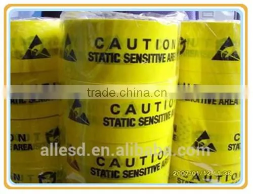 ESD Caution/Warning Tape for Static Sensitive area