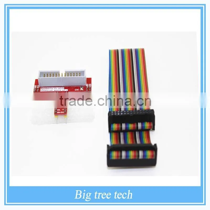 DZ 1Set Raspberry PI GPIO Extension Board + 26 Pin Extension Flat Ribbon Cable Wire next
