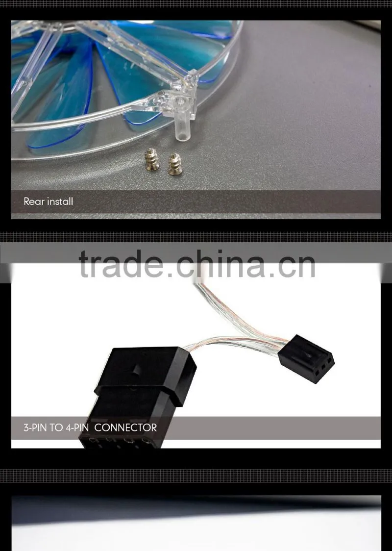 SHINING-20020 220v Alseye cooler electric cpu case fan