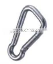 Stainless Steel Spring Snap Hook with Eyelet 304 / 316
