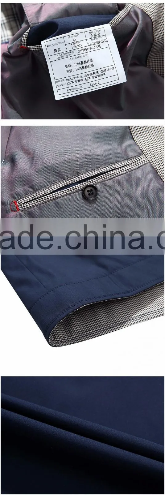 2016 new fashion fancy high quality fashion design men jackets with mandarin collar