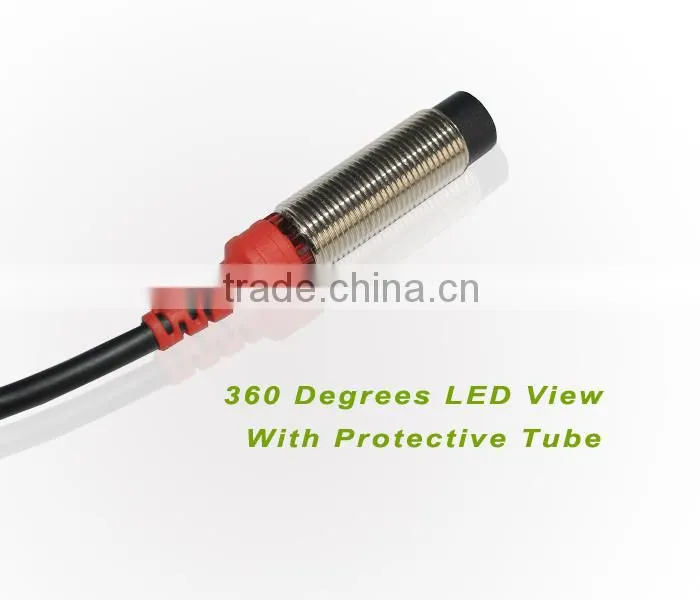 Inductive Proximity Sensor F3C-12EN04 series, M12, short housing type, 12~24v DC, 5v DC proximity sensor can be offered.