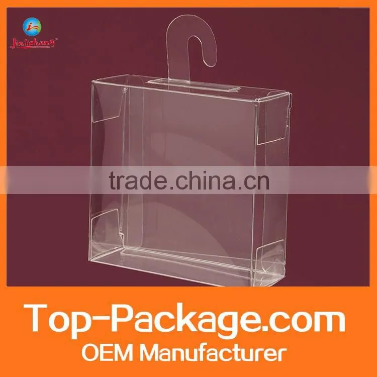clear plastic rectangular hanger boxes