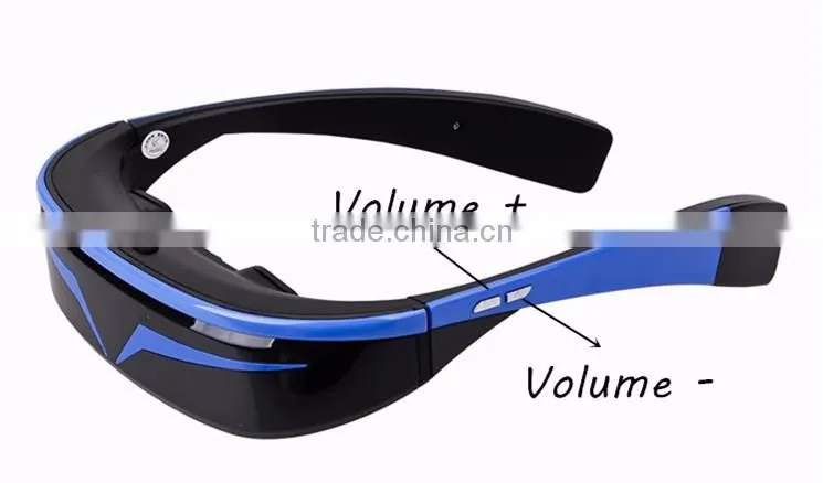 Private Theater 1080p Android Bluetooth HD 98" VR Glasses with Wifi