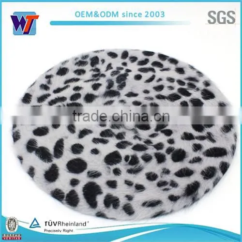 Wholesale man fashion beret with slide lining black military beret