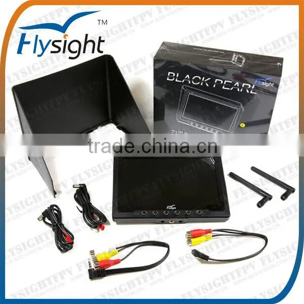H1468 Flysight RC801 Wireless 5.8GHz Diversity Receiver 7 Inch FPV Monitor for Quadcopter Kits