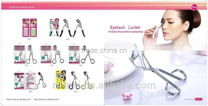 Stainless steel eyelash curler