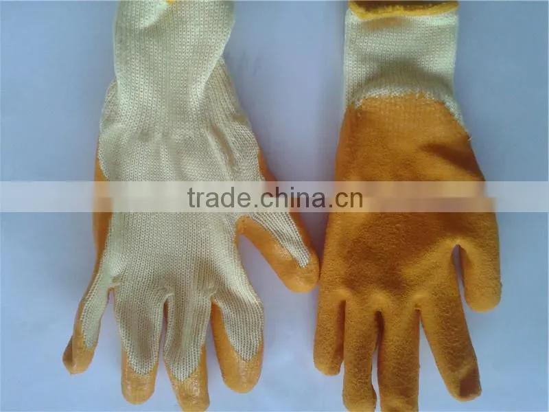 gauge nylon PVC safety golve,hand protective gloves,green,black,red,etc. 13